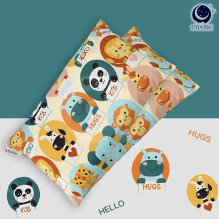 ชุดผ้าปูที่นอน 6 ฟุต 4 ชิ้น CHARM สี WILDLIFE คอลเลคชั่น DREAMY_5